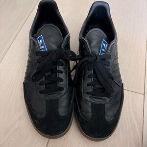 Adidas Black OG Sambas Sneakers Classic Low-Top Design 10.5